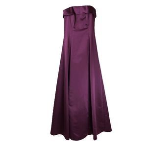 Urban Girl Nites Purple Full Length Sleeveless Prom Dress